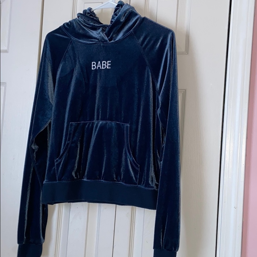 VELOUR HOODIE